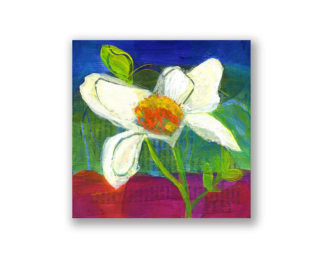 Unescorted 1 by Ruth-Anne Siegel |  Side View of Artwork 