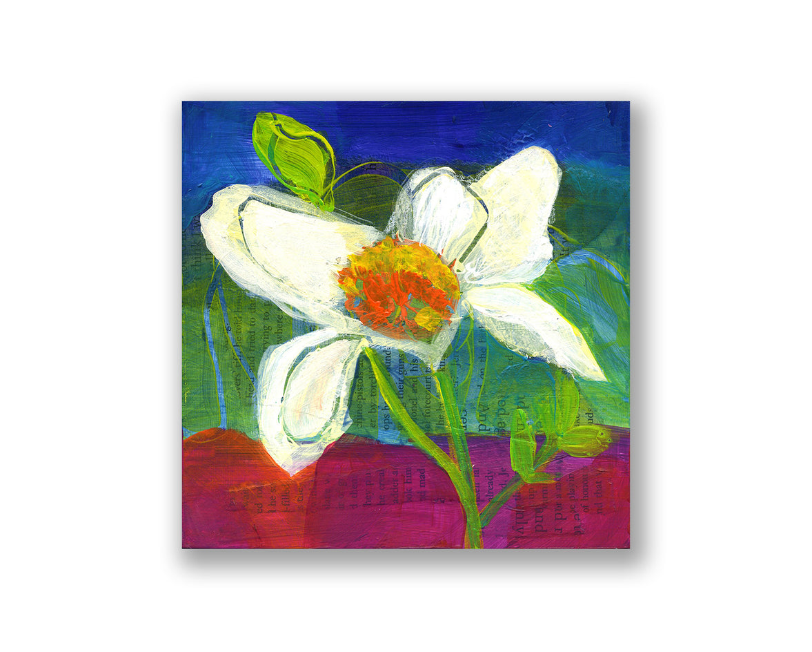 Unescorted 1 by Ruth-Anne Siegel |  Side View of Artwork 