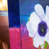 Original art for sale at UGallery.com | Unescorted 3 by Ruth-Anne Siegel | $200 | mixed media artwork | 6' h x 6' w | thumbnail 2