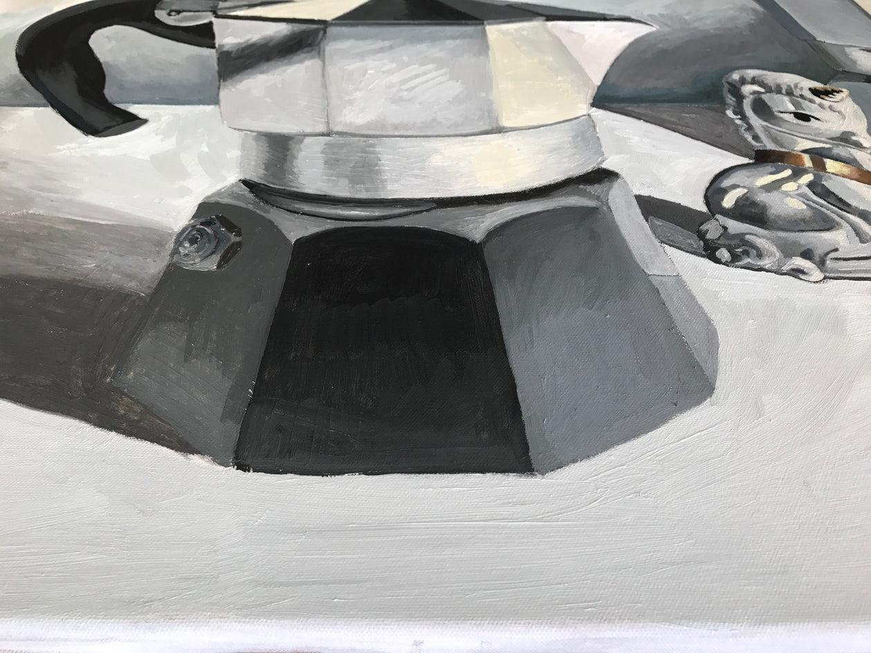 Unicorn Coffee by Rachel Srinivasan |  Side View of Artwork 