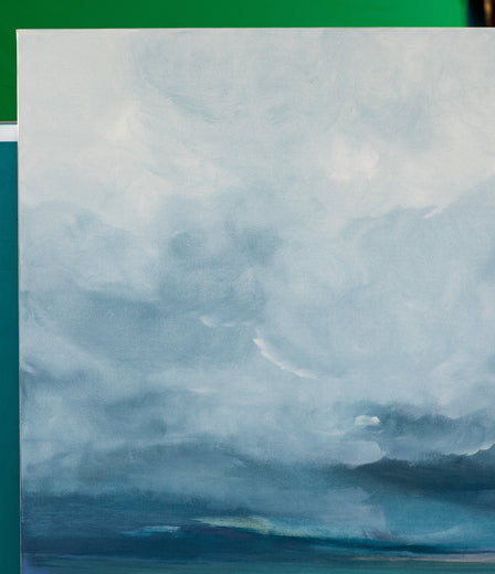 Unpredictable Day by Alicia Dunn |  Side View of Artwork 