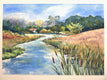 Original art for sale at UGallery.com | Upstream by Catherine McCargar | $775 | watercolor painting | 14' h x 20' w | thumbnail 3