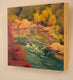 Original art for sale at UGallery.com | Upstream Fall Color by Karen E Lewis | $375 | oil painting | 12' h x 12' w | thumbnail 2