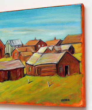 Original art for sale at UGallery.com | Evening, Bodie, California by Doug Cosbie | $300 | oil painting | 8' h x 10' w | photo 2