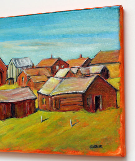 Evening, Bodie, California by Doug Cosbie |  Side View of Artwork 
