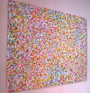 Original art for sale at UGallery.com | Overlap by Natasha Tayles | $575 | acrylic painting | 18' h x 24' w | photo 2