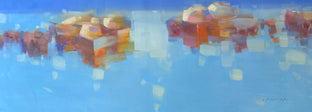 Original art for sale at UGallery.com | Canoes by Vahe Yeremyan | $3,500 | oil painting | 30' h x 56' w | photo 4