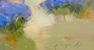 Original art for sale at UGallery.com | Hill of Lavenders by Vahe Yeremyan | $600 | oil painting | 14' h x 18' w | photo 2
