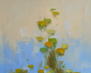 Original art for sale at UGallery.com | Pond of Lilies by Vahe Yeremyan | $2,700 | oil painting | 30' h x 45' w | photo 2