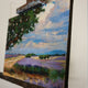 Original art for sale at UGallery.com | Valensole Lavender Fields by Jonelle Summerfield | $525 | oil painting | 11' h x 14' w | thumbnail 2