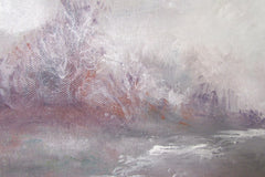 Original art for sale at UGallery.com | Another Winter's Day by Valerie Berkely | $325 | oil painting | 12' h x 12' w | thumbnail 4