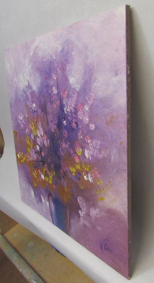 Original art for sale at UGallery.com | Floral Study 12 by Valerie Berkely | $175 | oil painting | 6' h x 6' w | photo 2