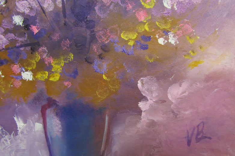 Floral Study 12 by Valerie Berkely |   Closeup View of Artwork 