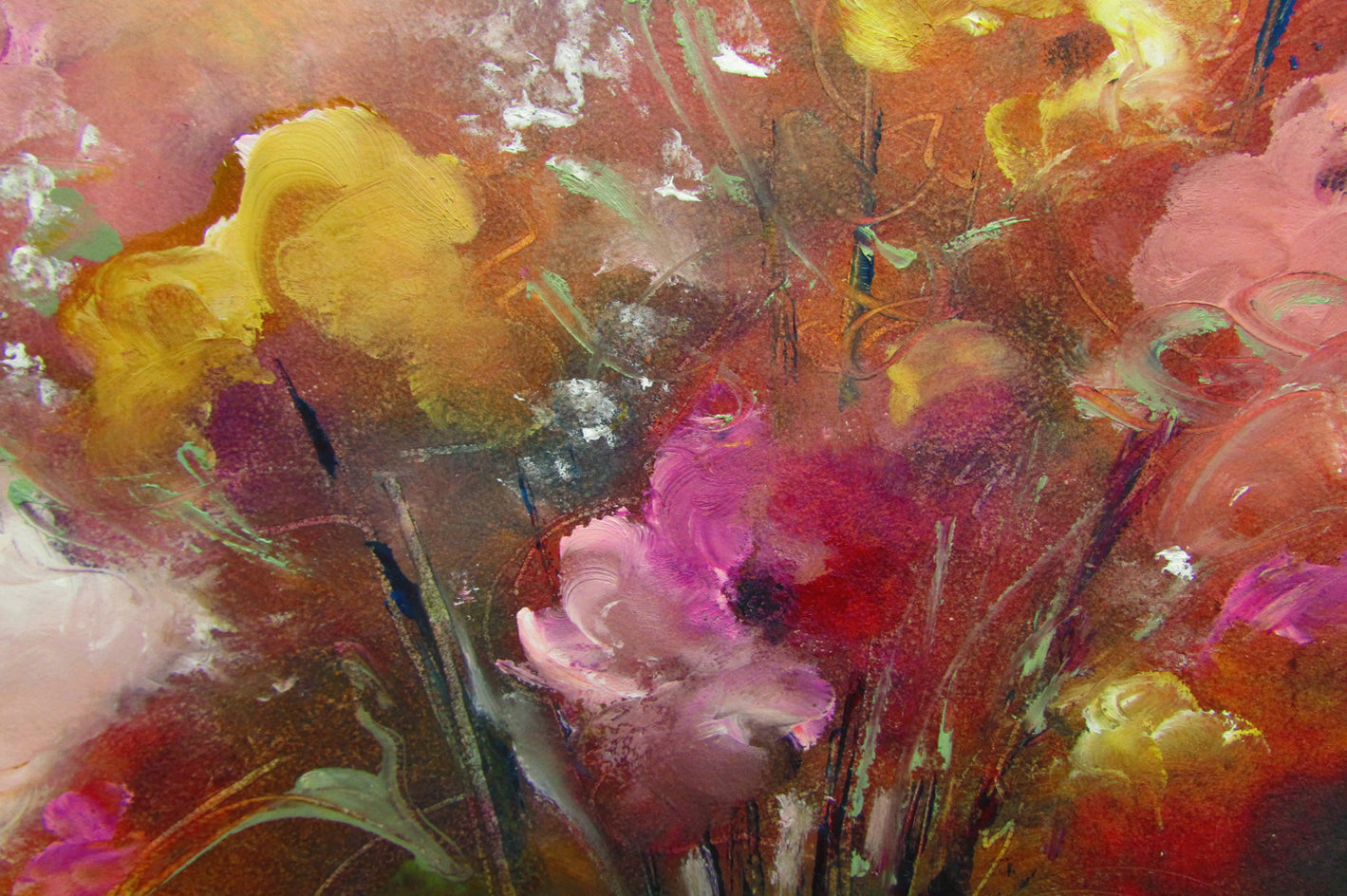 Floral Study 13 by Valerie Berkely |  Closeup View of Artwork 