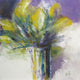 Original art for sale at UGallery.com | Floral Study 3 by Valerie Berkely | $175 | oil painting | 6' h x 6' w | thumbnail 1