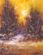 Original art for sale at UGallery.com | Golden Glow by Valerie Berkely | $275 | oil painting | 10' h x 8' w | thumbnail 1