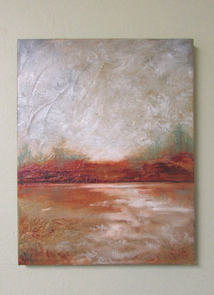 Original art for sale at UGallery.com | Heavy Skies by Valerie Berkely | $325 | oil painting | 14' h x 11' w | photo 3