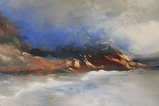 Shore Line Drama by Valerie Berkely |   Closeup View of Artwork 