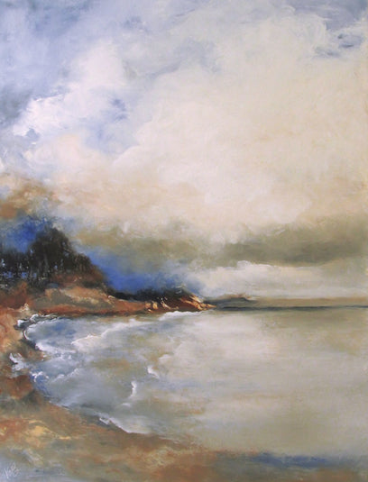 Shore Line Drama by Valerie Berkely | Artwork Main Image