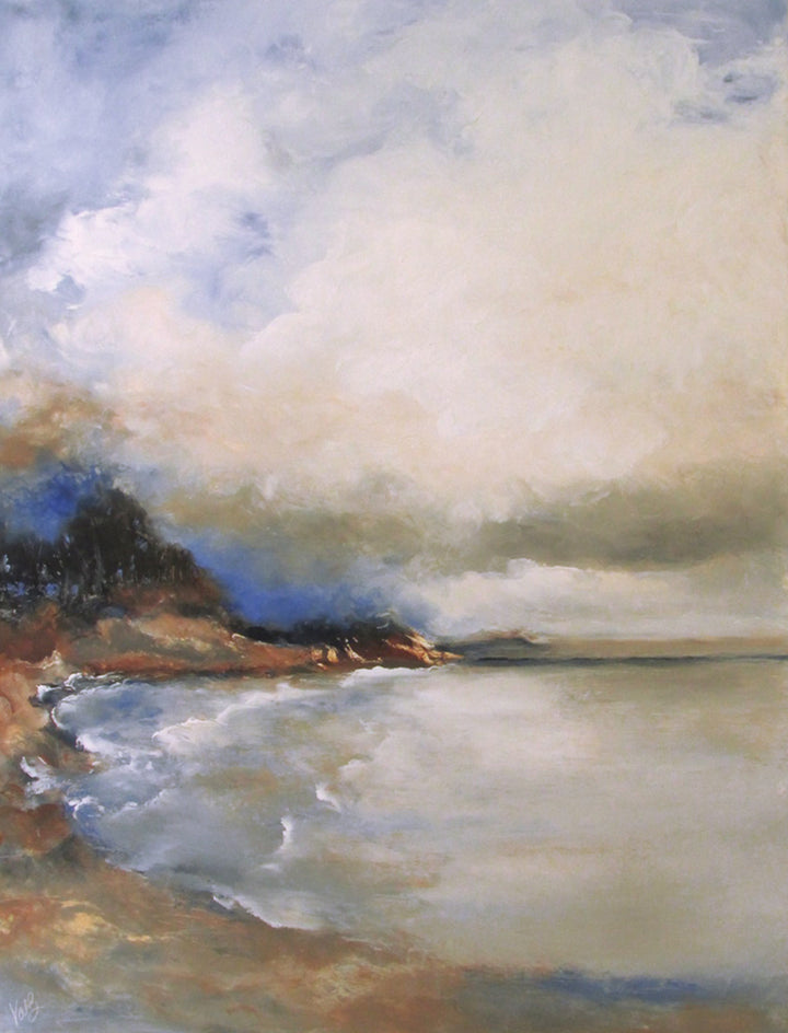 Shore Line Drama by Valerie Berkely |  Artwork Main Image 