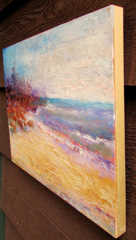 Summer Day by Valerie Berkely |  Side View of Artwork 