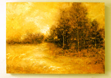 Original art for sale at UGallery.com | The Golden Hour by Valerie Berkely | $475 | oil painting | 18' h x 24' w | thumbnail 3