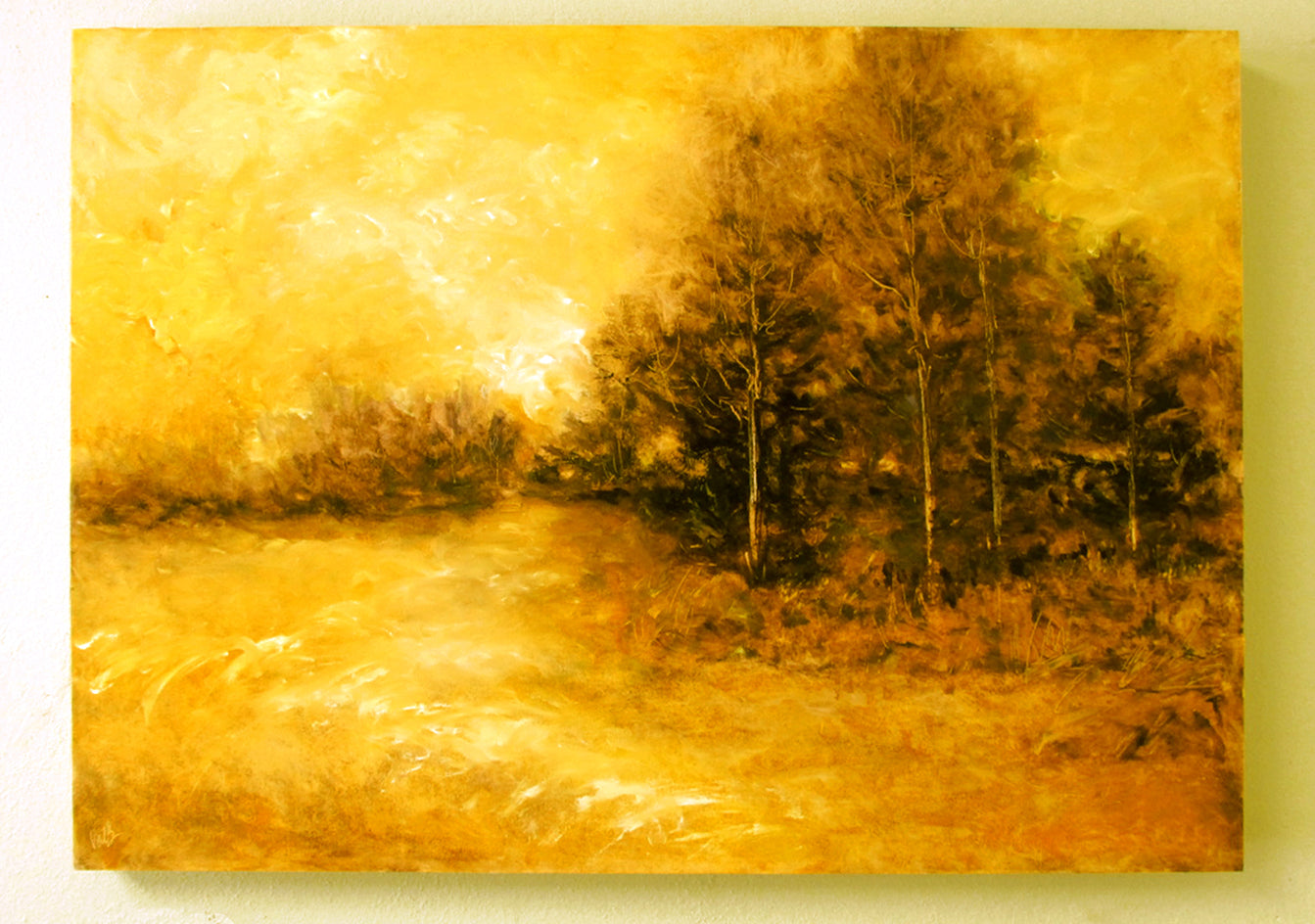 The Golden Hour by Valerie Berkely |  Context View of Artwork 