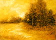 Original art for sale at UGallery.com | The Golden Hour by Valerie Berkely | $475 | oil painting | 18' h x 24' w | thumbnail 1