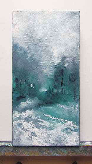 Wintergreen by Valerie Berkely |  Side View of Artwork 