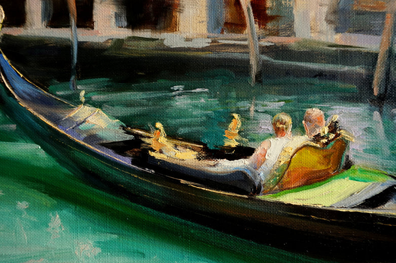 Venetian Canal Tour by Jonelle Summerfield |  Context View of Artwork 