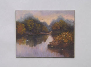 Original art for sale at UGallery.com | View down the River by Patricia Prendergast | $275 | pastel artwork | 8' h x 10' w | photo 3