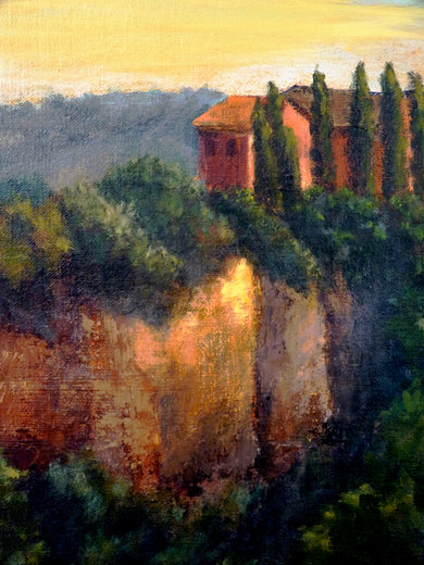 View at Civita Castellana No. 2 by Elizabeth Garat |   Closeup View of Artwork 
