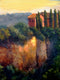 Original art for sale at UGallery.com | View at Civita Castellana No. 2 by Elizabeth Garat | $650 | oil painting | 16' h x 12' w | thumbnail 4