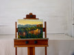 Original art for sale at UGallery.com | View at Civita Castellana No. 2 by Elizabeth Garat | $650 | oil painting | 16' h x 12' w | thumbnail 3