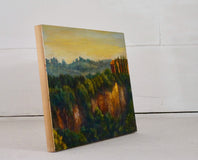 Original art for sale at UGallery.com | View at Civita Castellana No. 2 by Elizabeth Garat | $650 | oil painting | 16' h x 12' w | thumbnail 2