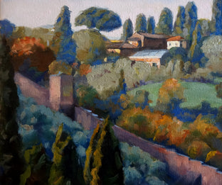 Original art for sale at UGallery.com | View from Piazza Michelangelo by Jonelle Summerfield | $875 | oil painting | 16' h x 20' w | photo 3