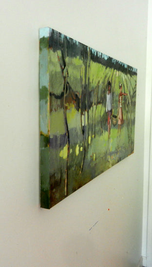 Original art for sale at UGallery.com | Vineyard Two by Mary Pratt | $1,925 | oil painting | 24' h x 48' w | photo 1