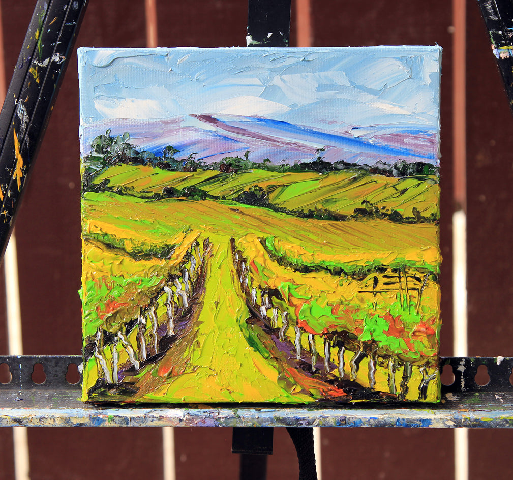 Napa Valley Summer by Lisa Elley |  Context View of Artwork 