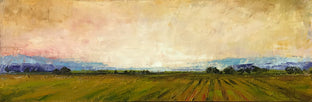 Original art for sale at UGallery.com | Vineyard IX by Mandy Main | $600 | oil painting | 8' h x 24' w | photo 1