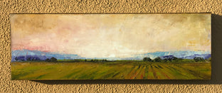 Original art for sale at UGallery.com | Vineyard IX by Mandy Main | $600 | oil painting | 8' h x 24' w | photo 3