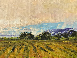 Original art for sale at UGallery.com | Vineyard IX by Mandy Main | $600 | oil painting | 8' h x 24' w | photo 4