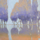 Original art for sale at UGallery.com | Violet Lake Cedars by Natalie George | $1,100 | mixed media artwork | 24' h x 24' w | thumbnail 1