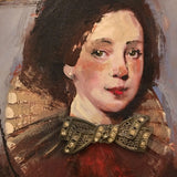 Original art for sale at UGallery.com | Waiting for You with My Heart on My Sleeve by Darlene McElroy | $575 | mixed media artwork | 12' h x 12' w | thumbnail 4