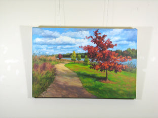 Walking River Park by Suzanne Massion |  Context View of Artwork 