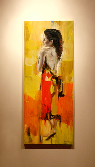 Red Dress by Gary Leonard |  Context View of Artwork 