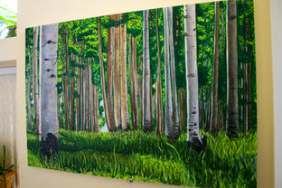 Aspens by Crystal DiPietro |  Context View of Artwork 