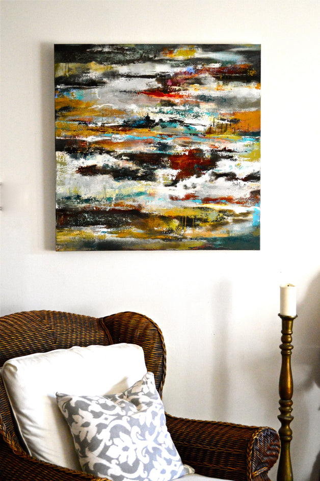 Canyons by DL Watson |  Context View of Artwork 