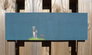 Original art for sale at UGallery.com | Where Am I Going? by Heejin Sutton | $500 | mixed media artwork | 8' h x 24' w | photo 2