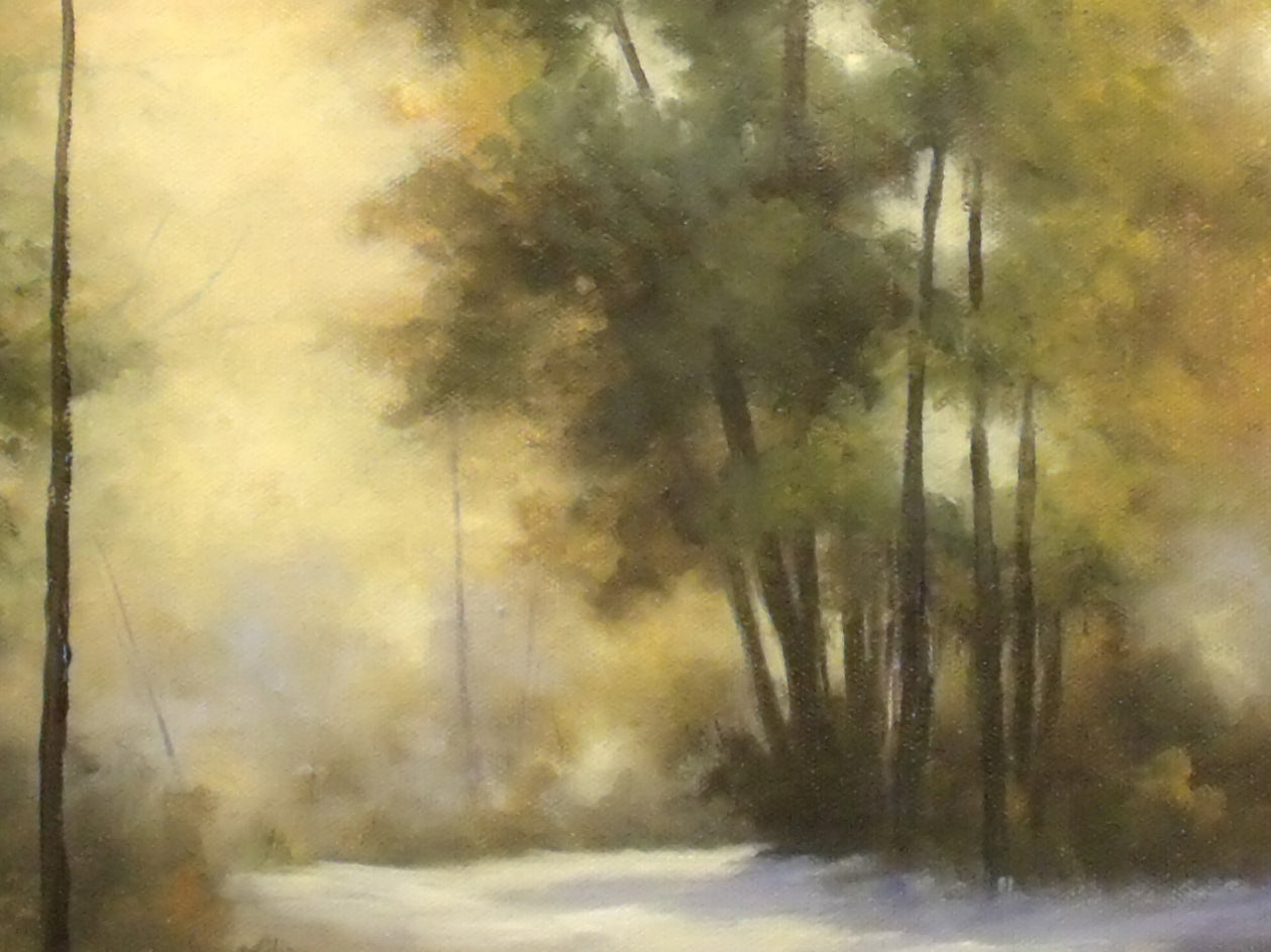 Warm Winter Melody by Gail Greene |  Closeup View of Artwork 