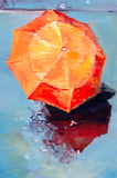 Original art for sale at UGallery.com | March Rain in Paris by Warren Keating | $3,400 | oil painting | 36' h x 24' w | thumbnail 1